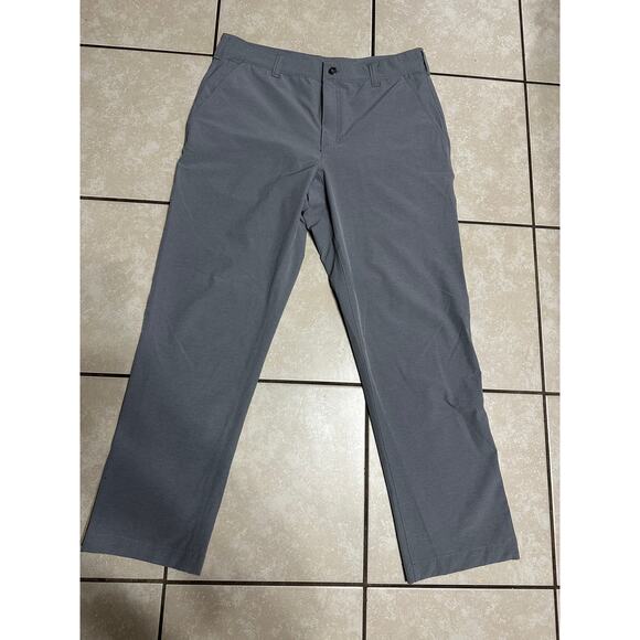 Duluth Trading Pants Mens 34x30 Performance Stretch Standard Fit Workwear Gray - Picture 1 of 12